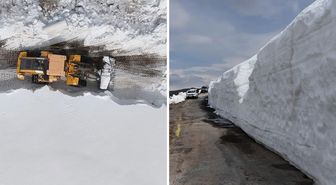 Ordu'da nisan sonunda 4 metre kar