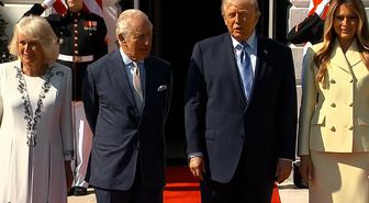 Trump, Beyaz Saray'da İngiltere Kraliyetini ağırladı