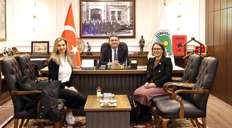 Alman başkatipten Başkan Erdem'e ziyaret