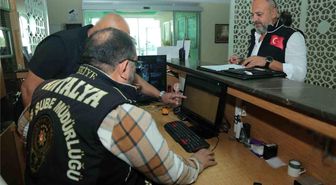 Antalya'da konaklama ve araç kiralama firmalarına eş zamanlı denetim