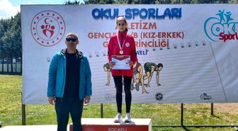 Bilecikli atletizm sporcusundan altın madalya