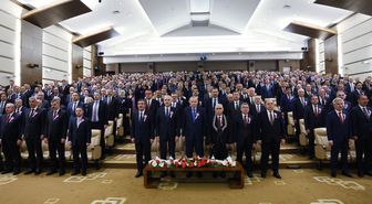 Cumhurbaşkanı Erdoğan, AYM'nin 64'üncü kuruluş yıl dönümü törenine katıldı