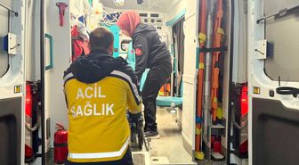 Devrilen motosikletin sürücüsü ağır yaralandı
