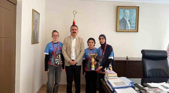 Kaymakam Ateş, Türkiye şampiyonası öncesi sporcuları ağırladı