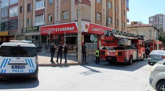 Lokantanın bacasında çıkan yangın söndürüldü