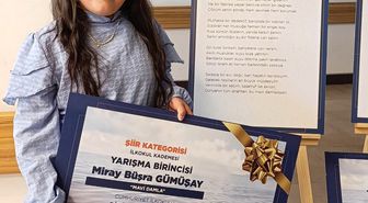 'Su Verimliliği Seferberliği' yarışması şiir dalı Türkiye birincisi Hisarcık'tan