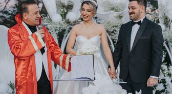 Çağrı Bozkurt-Ayça Sena Akın masalsı bir düğünle hayatlarını birleştirdi