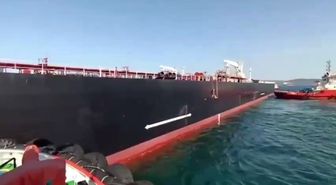 Çanakkale'de sürüklenen tanker demirletildi