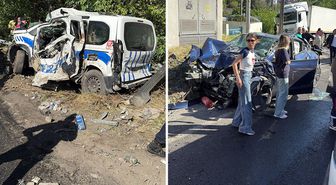 İzmir'de freni patlayan tır 10 araca çarptı: 2 ölü, 3 yaralı