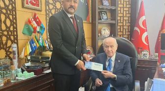 Ülkü Ocakları Başkanı Çetinkaya’dan Bahçeli’ye ziyaret