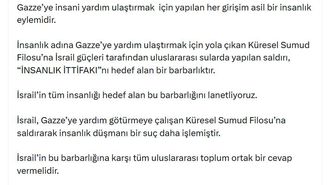 AK Parti'li Çelik: İsrail'in tüm insanlığı hedef alan barbarlığını lanetliyoruz