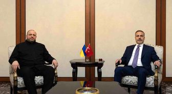 Bakan Fidan, Ukrayna Milli Güvenlik ve Savunma Konseyi Sekreteri Umerov ile görüştü