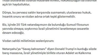 CHP Genel Başkanı Özgür Özel'den İsrail'e sert tepki