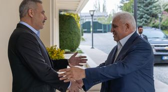 Bakan Fidan, Haşdi Şabi Komisyonu Başkanı el-Feyyad ile bir araya geldi