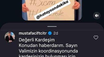 Bakan Çiftçi'den kardeşi kayıp vatandaşa yanıt: 'Süreci yakından takip ediyorum'