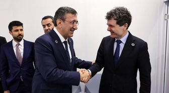 Cumhurbaşkanı Yardımcısı Yılmaz, Romanya Cumhurbaşkanı Dan'la görüştü