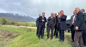 Erzincan'da Karakaya köyünde su kaynakları incelendi