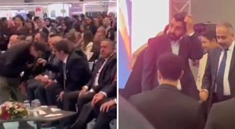 AK Parti İl Başkanı sahneye çağrılırken anons krizi! Bakan Yardımcısı, anında müdahale etti