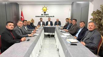 AK Parti İl Başkanlığı'nda değerlendirme toplantısı gerçekleştirildi