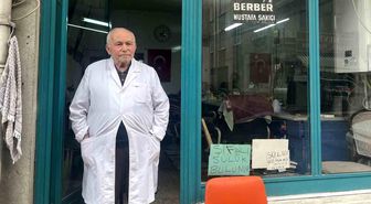 Çorum'un 'müthiş berber'i: 82 yaşında 66 yıllık mesleğine devam ediyor