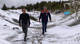 Toroslar'da yağışın ardından hasar tespit çalışmaları başladı