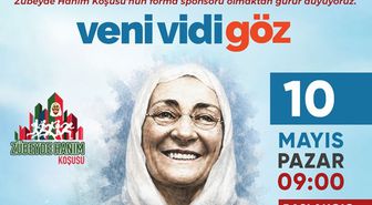 Veni Vidi Göz, Anneler Günü’ne Özel Zübeyde Hanım Koşusu’nun Forma Sponsoru Oldu