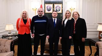 Bakan Gürlek, Çağla Tuğaltay'ın ailesini kabul etti