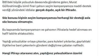 Bakan Kurum'dan İftira Açıklaması: 'Seçim Kampanyamıza Destek Vermedi'