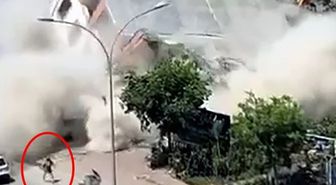 Ölümden saniyelerle kurtuldu