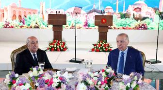 Cumhurbaşkanı Erdoğan'dan Cezayir Cumhurbaşkanı Tebbun'a Devlet Nişanı