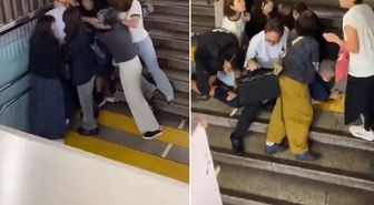 Kadın dayanışması! Kızların fotoğrafını çeken sapığı böyle yakaladılar
