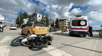Karaman'da motosiklet kazası: 1 yaralı
