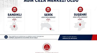 Bakan Gürlek: 'Sandıklı, Serik ve Suşehri Ağır Ceza Mahkemelerini kurduk'