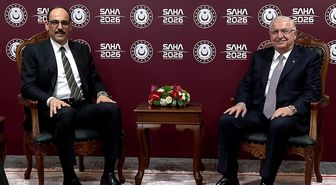 MİT Başkanı Kalın, SAHA 2026'da Bakan Güler'i ziyaret etti