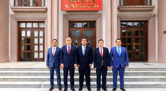 Adalet Bakanlığı heyeti, Vali Akbıyık ile görüştü