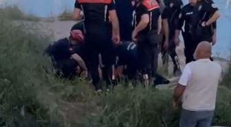 Seyhan Nehri'e düşen kadını tekneyle açılan vatandaşlar kurtardı