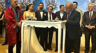 Ankara'da siyaset, yargı ve iş dünyasının önemli isimlerini buluşturan düğün