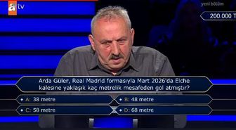 Arda Güler, Real Madrid formasıyla Mart 2026'da Elche kalesine yaklaşık kaç metrelik mesafeden gol atmıştır? Arda Elche golü kaç metreden attı?