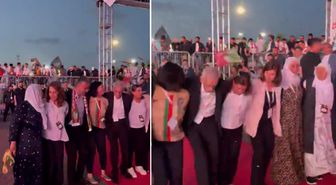 Ahmet Türk, Amedspor'un şampiyonluk kutlamalarında halay çekti
