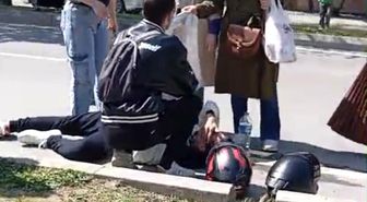 Motosiklet otomobil ile çarpıştı: 1 yaralı
