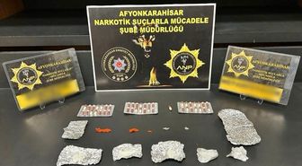Afyonkarahisar'da uyuşturucu operasyonunda yakalanan zanlı tutuklandı