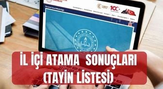 İL İÇİ ATAMA SONUÇLARI MEBBİS EKRANI (TAYİN LİSTESİ) MEB personel il içi tayin sonuçlarına nereden bakılır?