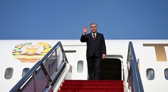 Tacikistan Cumhurbaşkanı İmamali Rahman, Çin'de