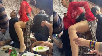 Tekirdağ'daki düğünde renkli anlar! Eğlencenin dozu her dakika arttı