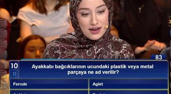 Ayakkabı bağcıklarının ucundaki plastik veya metal parçaya ne ad verilir?