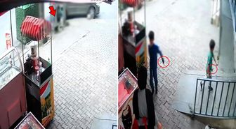 Bunlar nasıl çocuk! Önce kediyi bıçakladılar sonra esnafı tehdit ettiler