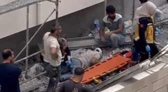 Hatay’da inşaatta çalışan işçi düşerek yaralandı