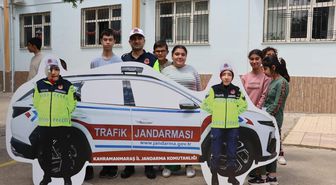 Kahramanmaraş’ta özel gereksinimli öğrencilere uygulamalı trafik eğitimi