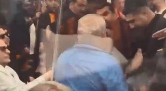 Sarıyer'de metroda küfürlü tezahürat kavgası; oklavayla müdahale etti
