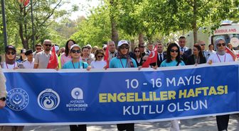 Antalya'da 'Engelli, Aile, Toplum ve Gençlik Festivali' başladı